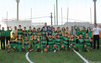 Reinauguración de canchas. Colegio Palmore.