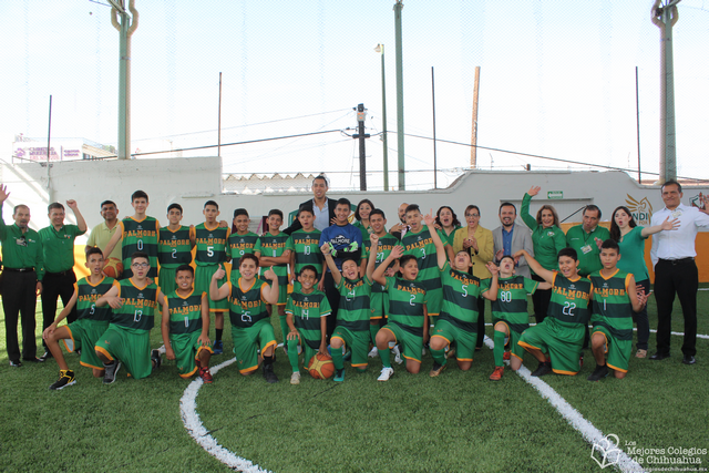 Reinauguración de canchas. Colegio Palmore.