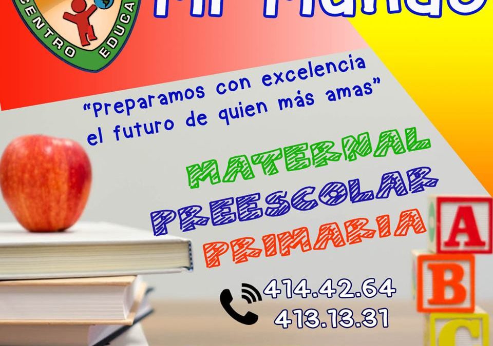 ¡Te invitamos a visitarnos! Centro Educativo Mi Mundo.