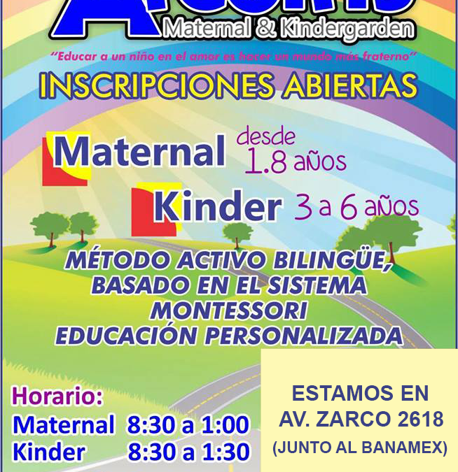 Maternal y Jardín de Niños ARCOIRIS.