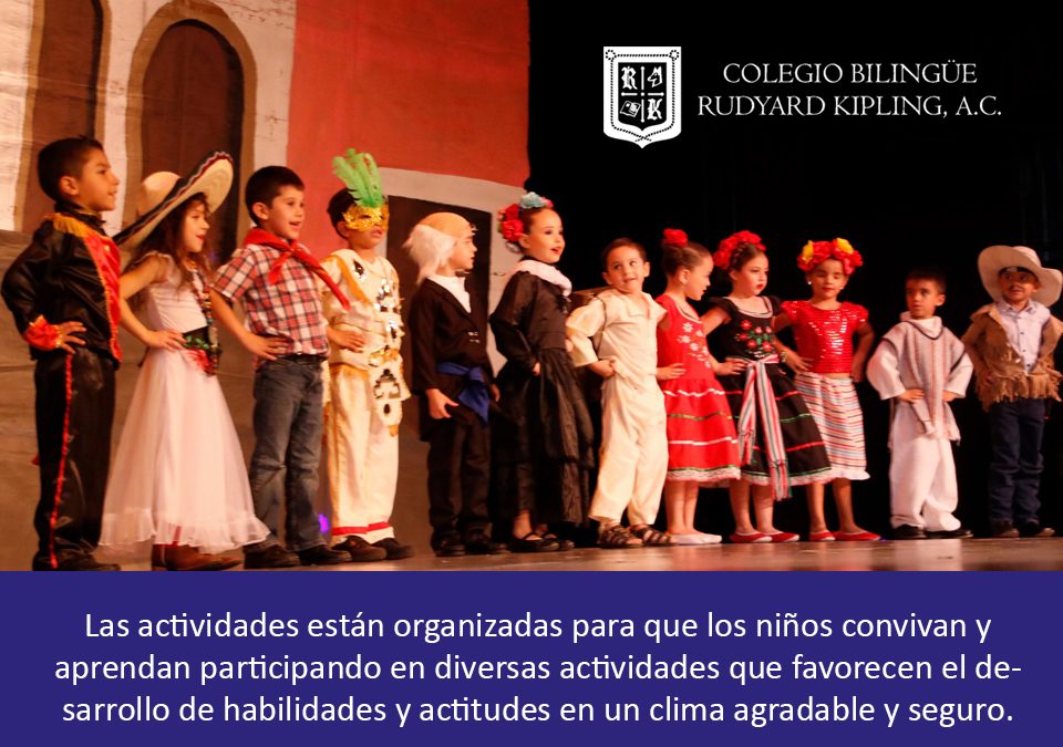 Colegio Bilingüe Rudyard Kipling. Actividades que favorecen el desarrollo.