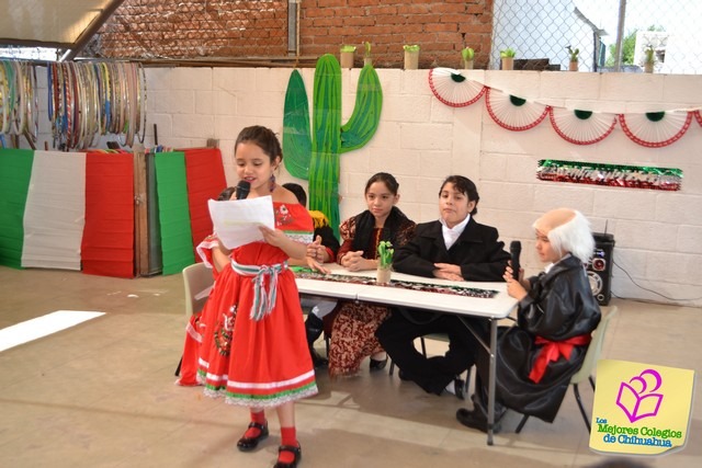 Escenificación del Día de la Independencia Colegio Bilingüe Vigotsky