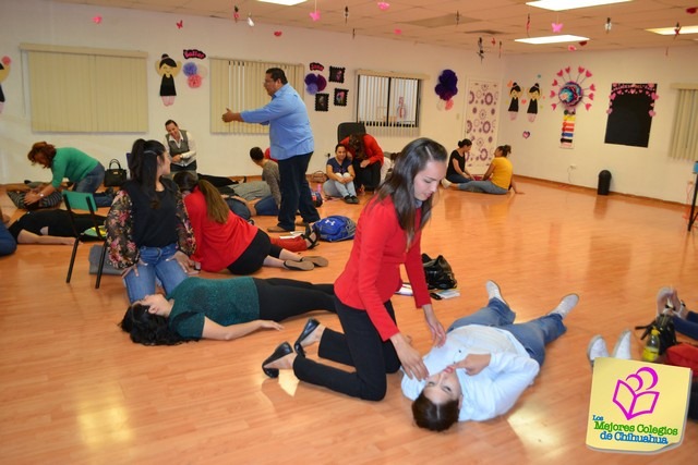 Capacitación Primeros Auxilios. Colegio Bilingüe Palabra Viva.