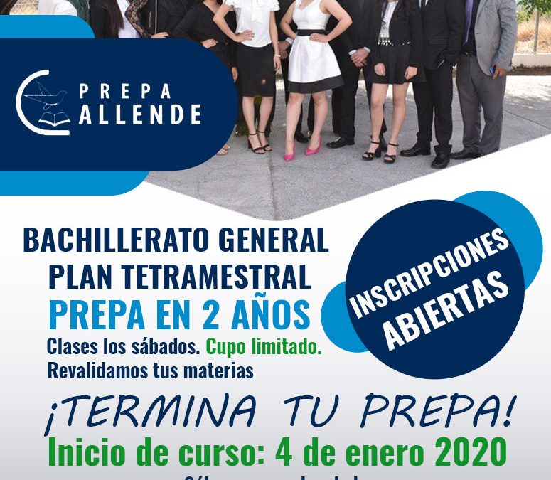 Bachillerato General Tetramestral en Prepa Allende