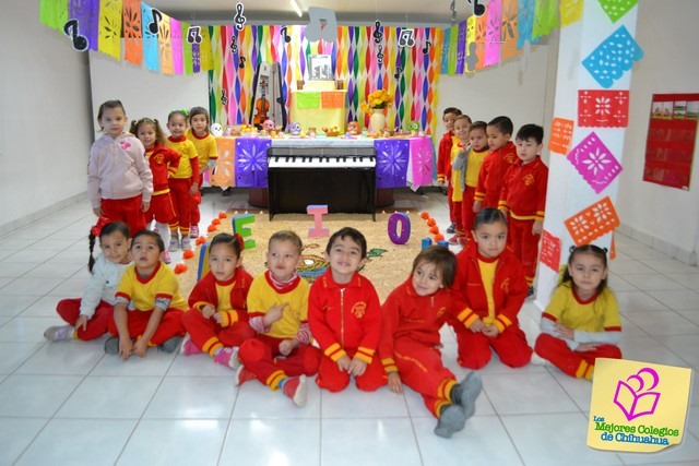 Altar de muertos. Centro Infantil Bilingüe CIB.