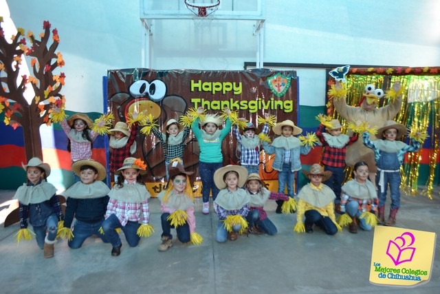 Celebración Thanksgiving Day. Grupo 1o Azul, Centro Educativo Mi Mundo.