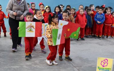 Día de la bandera en Centro Infantil Bilingüe