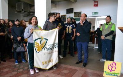 Ceremonia de Abanderamiento. Colegio PALMORE