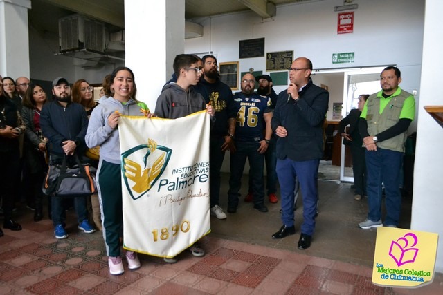 Ceremonia de Abanderamiento. Colegio PALMORE