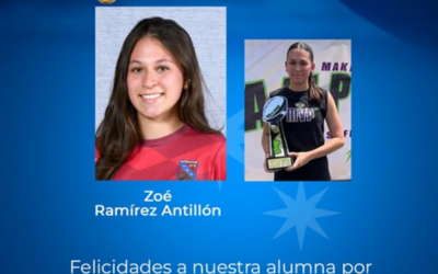¡Felicidades a Zoé Ramírez Antillón! 🏆🎉