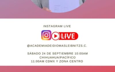 Únete este Sábado al instagram LIVE de la doctora Olivia Cisneros